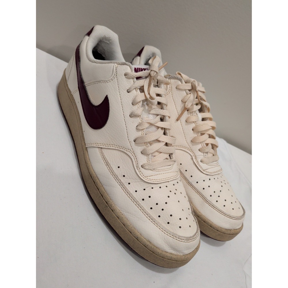 Nike Court Vision Low Next Nature Sail Dark Beetroot FB8942-133 Mens 13
